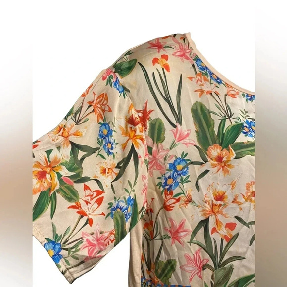 Zara Mixed Print Loose Dress - Picture 3 of 10